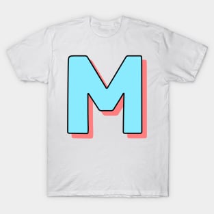 M letter T-Shirt